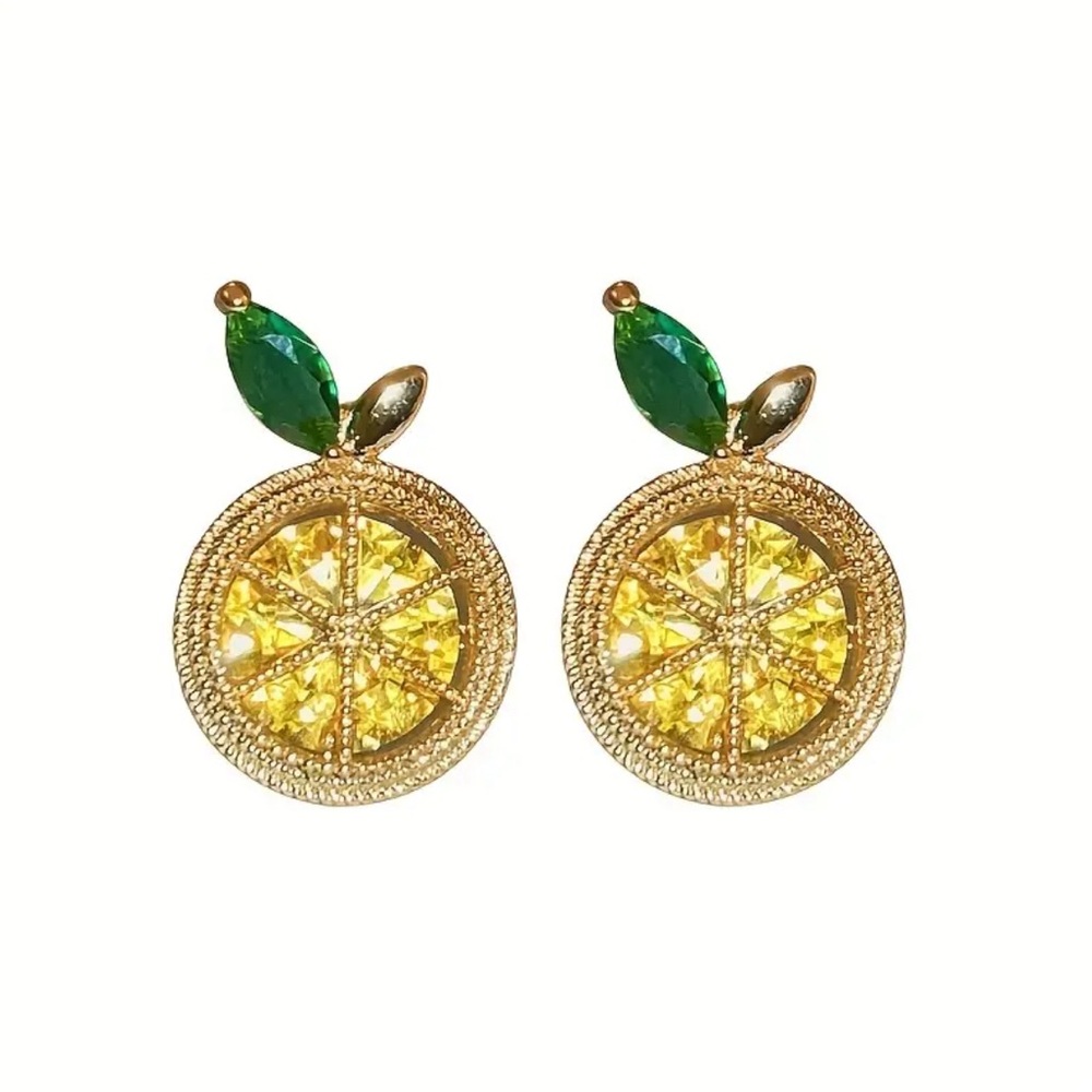 Fashion Lemon Earrings 🍋 🎉HP🎉 - Picture 2 of 2